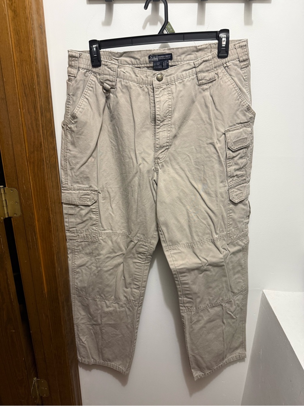 Women’s Tactical Khaki Tan Cargo Pants with Multiple Pockets 5.11